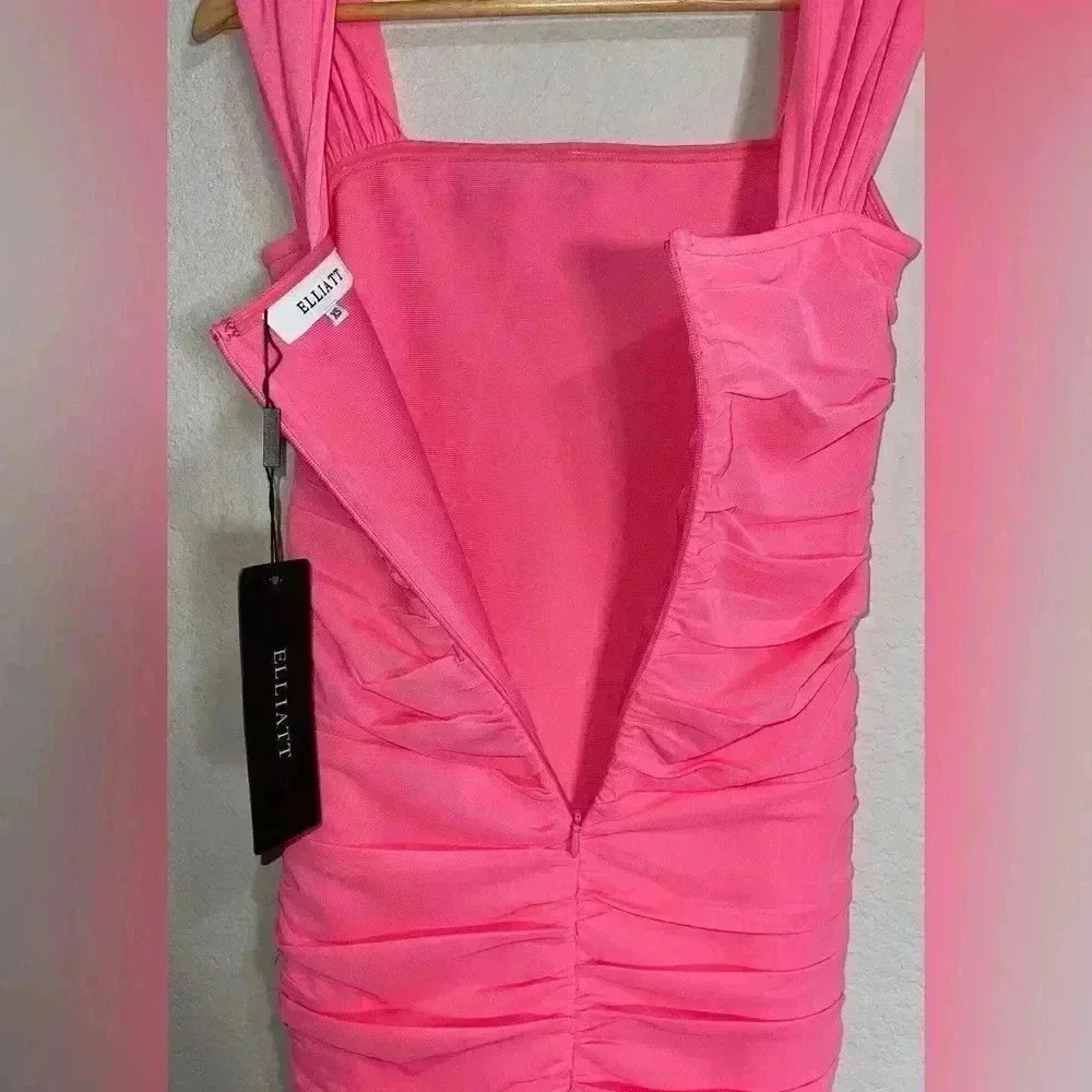 NWT Elliatt Capra Maxi Hot Pink Dress Size XS - Picture 6 of 12